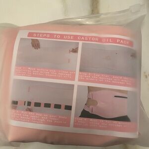 Pink Castor Oil Pack